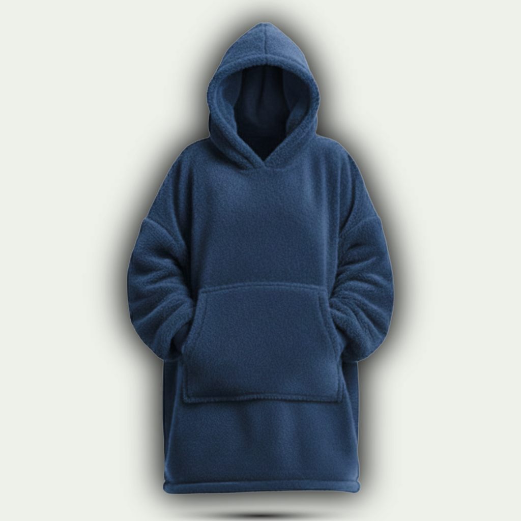 BlanketBae™ Cozy Pocket Fleece Hoodie Blanket™