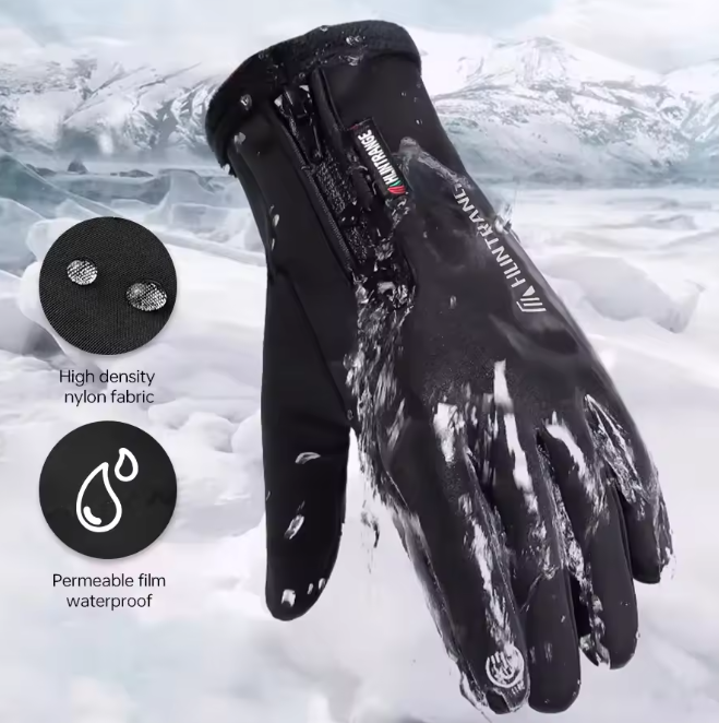 Heated Winter Gloves — USB-Powered, Touchscreen-Compatible, Anti-Slip Grip