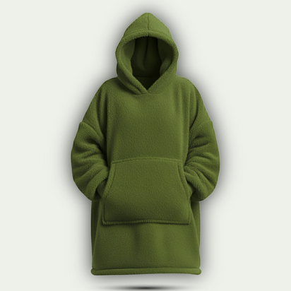 BlanketBae™ Cozy Pocket Fleece Hoodie Blanket™