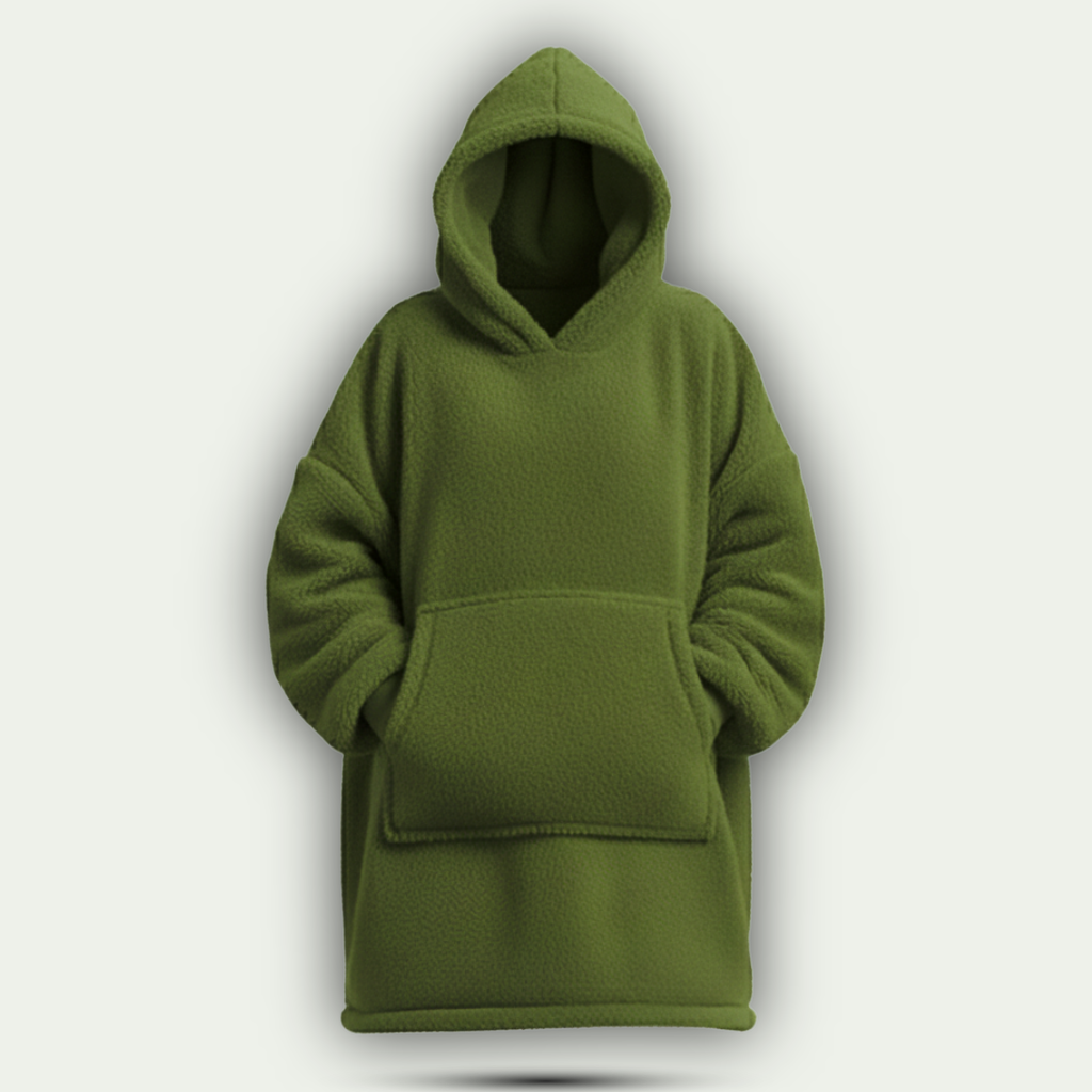 BlanketBae™ Cozy Pocket Fleece Hoodie Blanket™