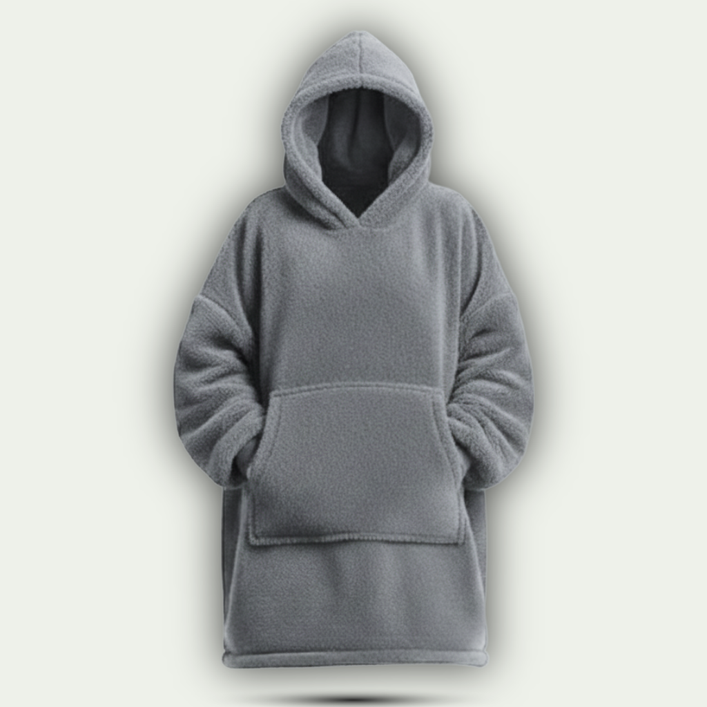 BlanketBae™ Cozy Pocket Fleece Hoodie Blanket™