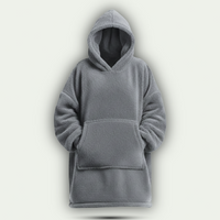 BlanketBae™ Cozy Pocket Fleece Hoodie Blanket™