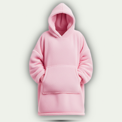 BlanketBae™ Cozy Pocket Fleece Hoodie Blanket™