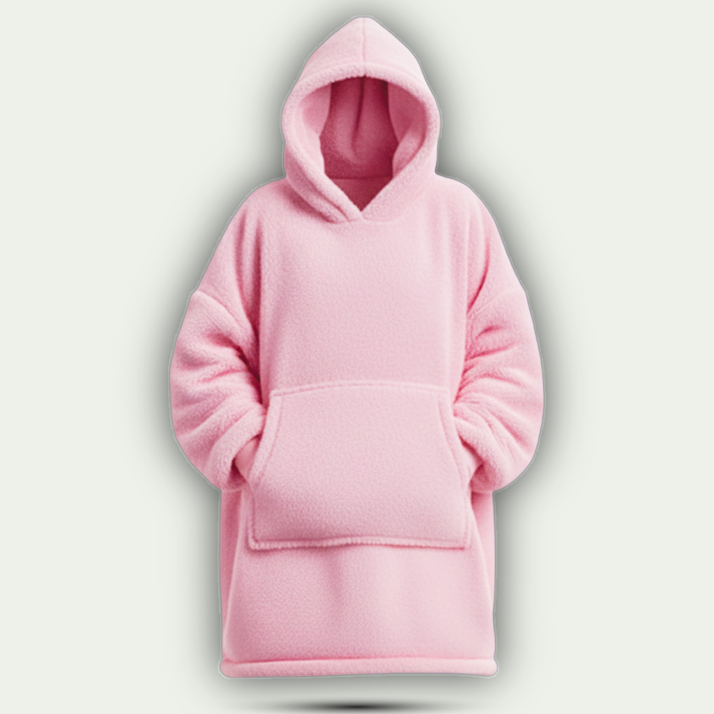 BlanketBae™ Cozy Pocket Fleece Hoodie Blanket™