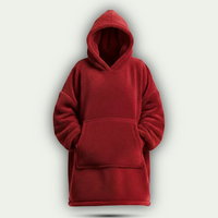 BlanketBae™ Cozy Pocket Fleece Hoodie Blanket™