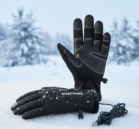 Heated Winter Gloves — USB-Powered, Touchscreen-Compatible, Anti-Slip Grip